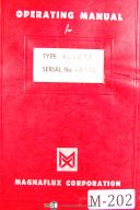 Magnaflux Type XL1509, Testing System, Operators Manual Year (1954)